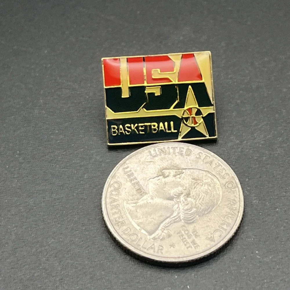 Olympics Team USA Basketball Lapel Hat Pin‎